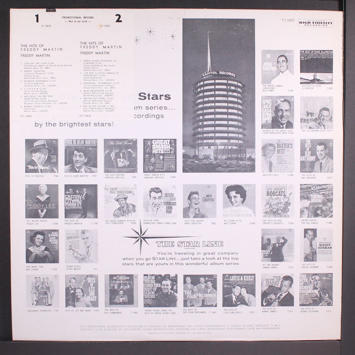 hits of by FREDDY MARTIN