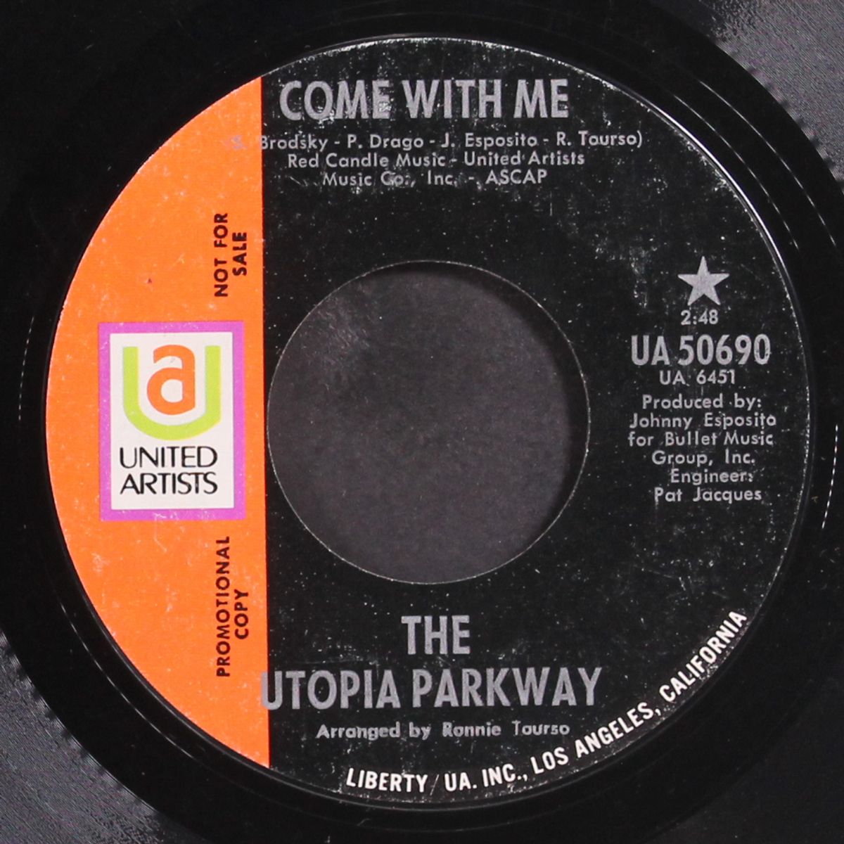 come with me / i don't understand you by UTOPIA PARKWAY