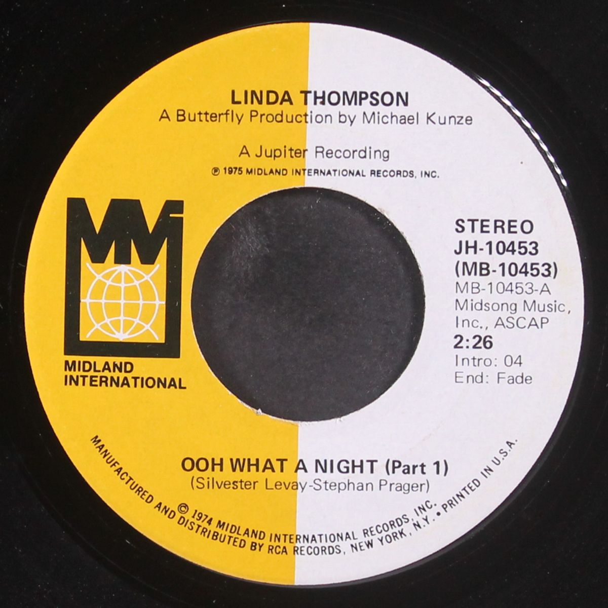 ooh what a night (part 1) / mono by LINDA THOMPSON