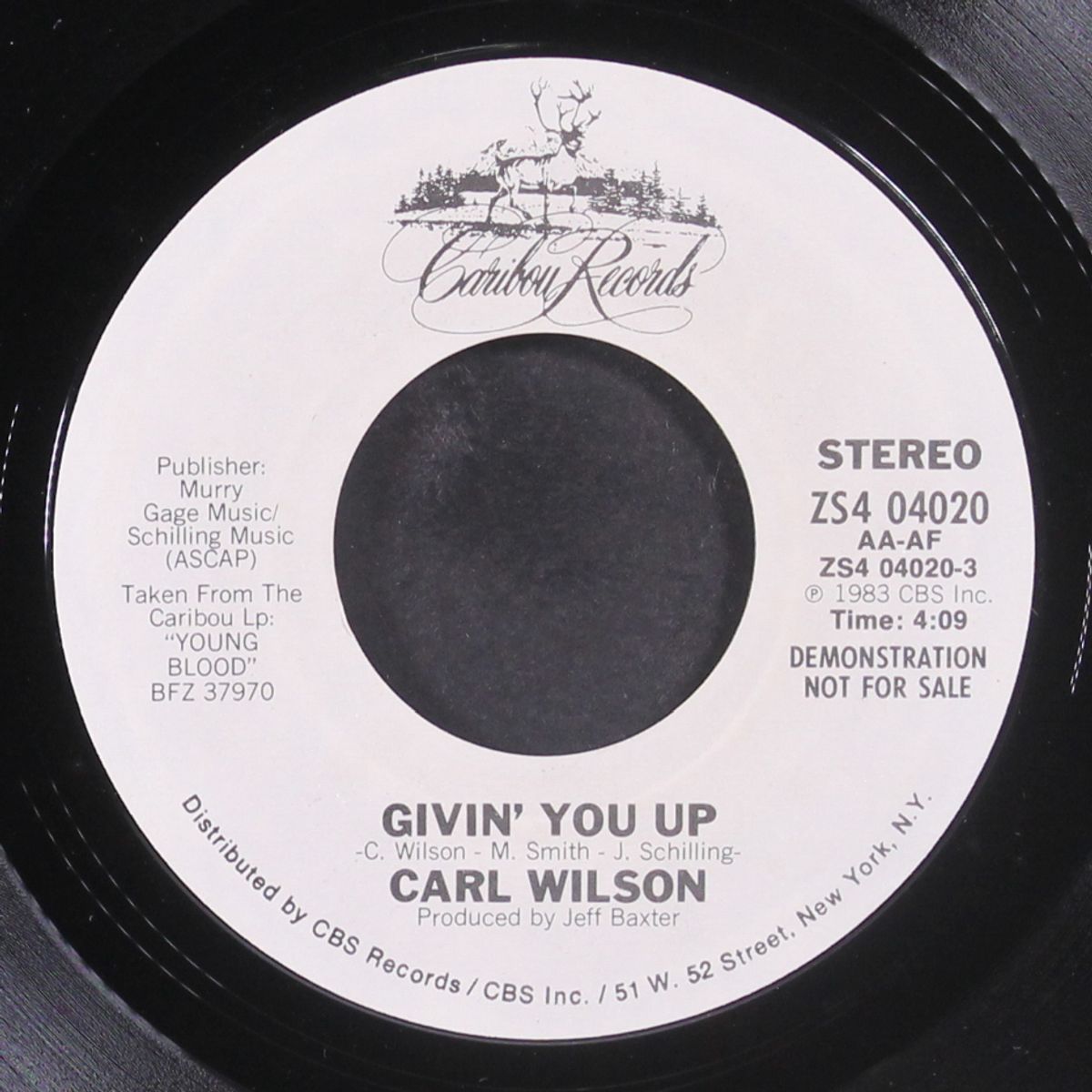 givin' you up / same by CARL WILSON