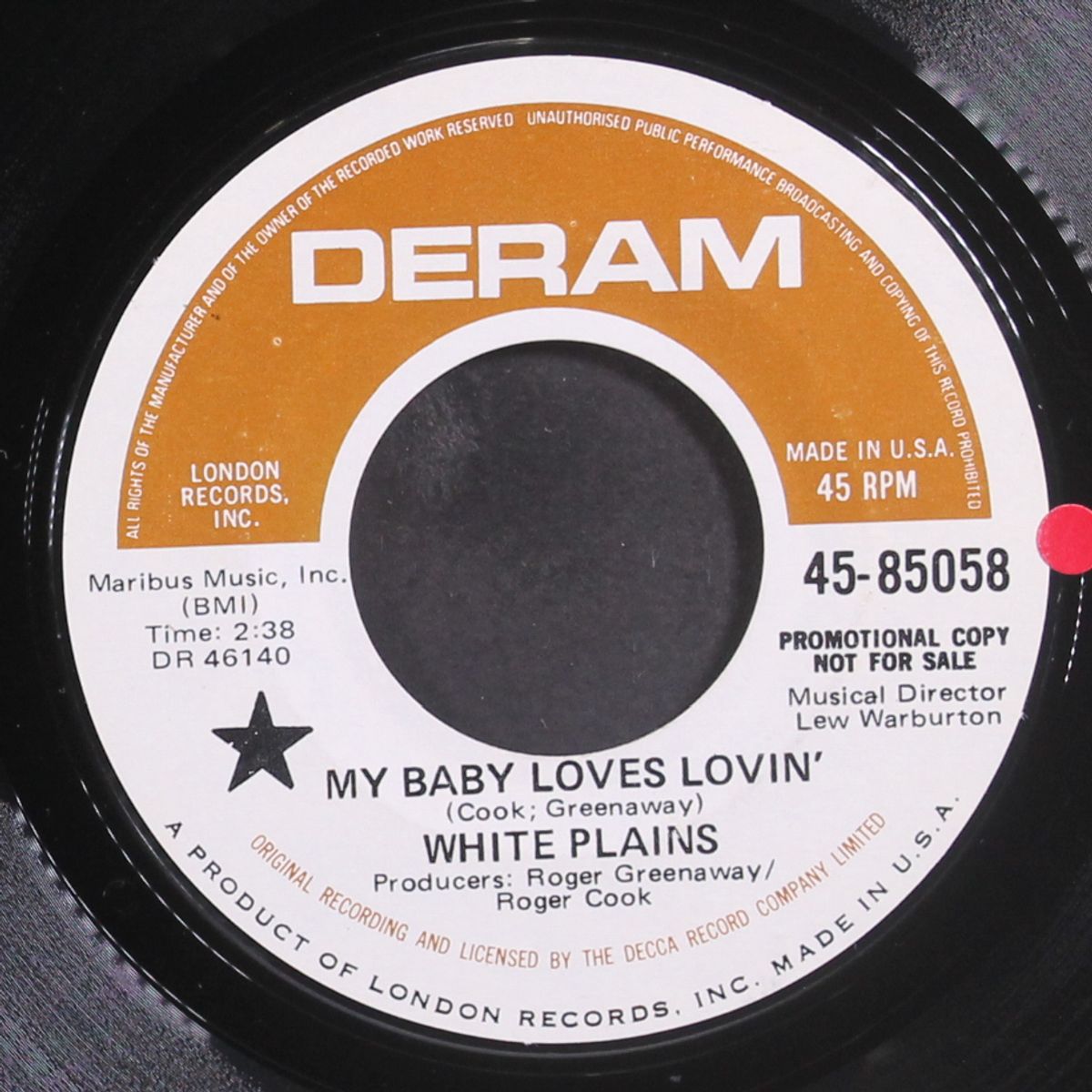 my baby loves lovin' by WHITE PLAINS