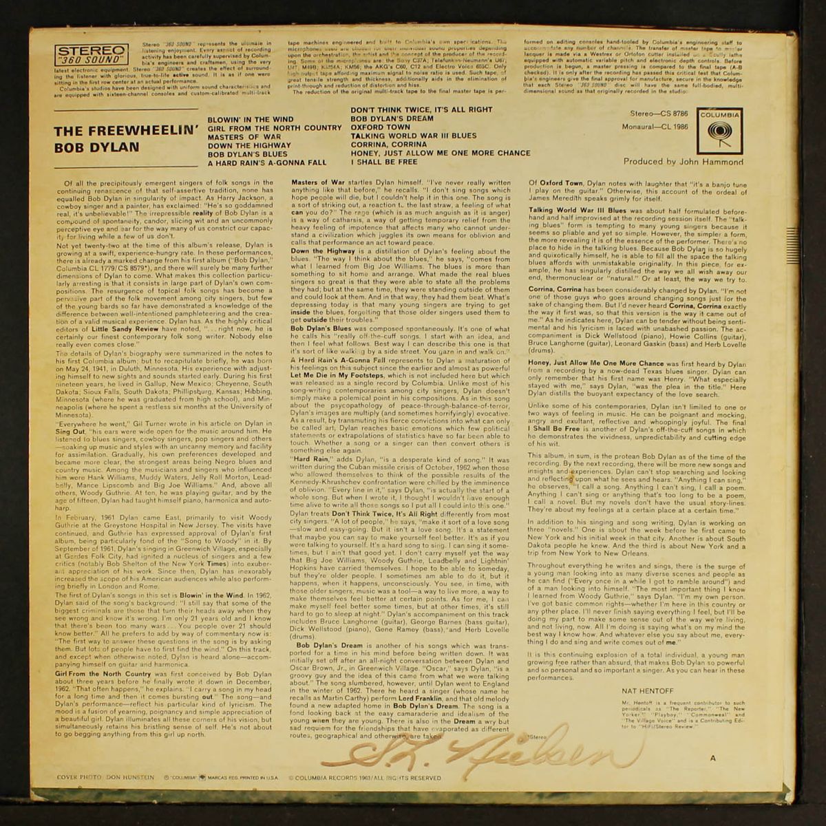 the freewheelin' bob dylan by BOB DYLAN