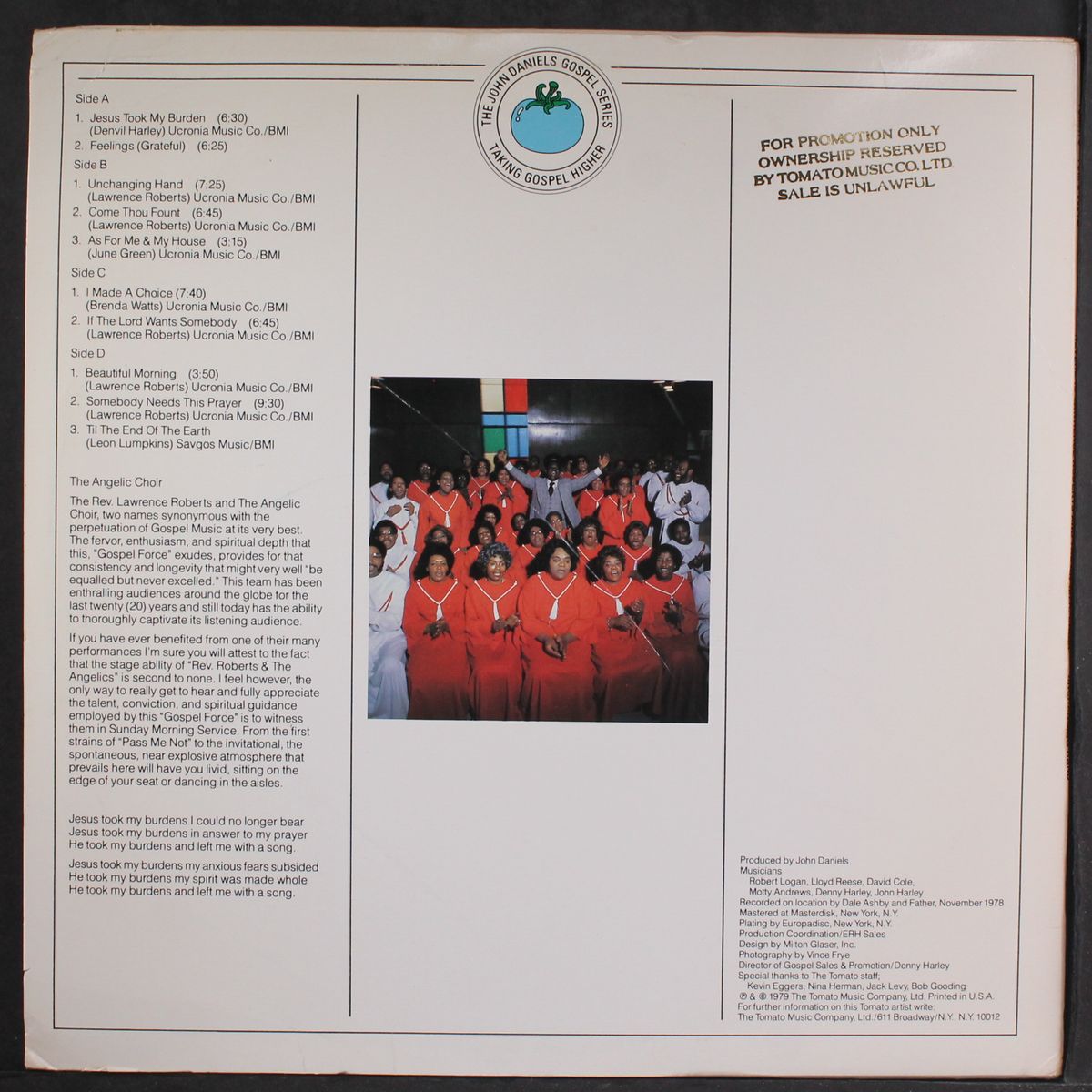 unchanging hand by REV. LAWRENCE ROBERTS & ANGELIC CHOIR