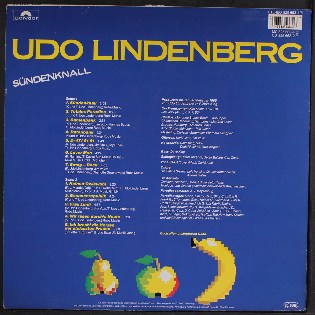sundenknall by UDO LINDENBERG