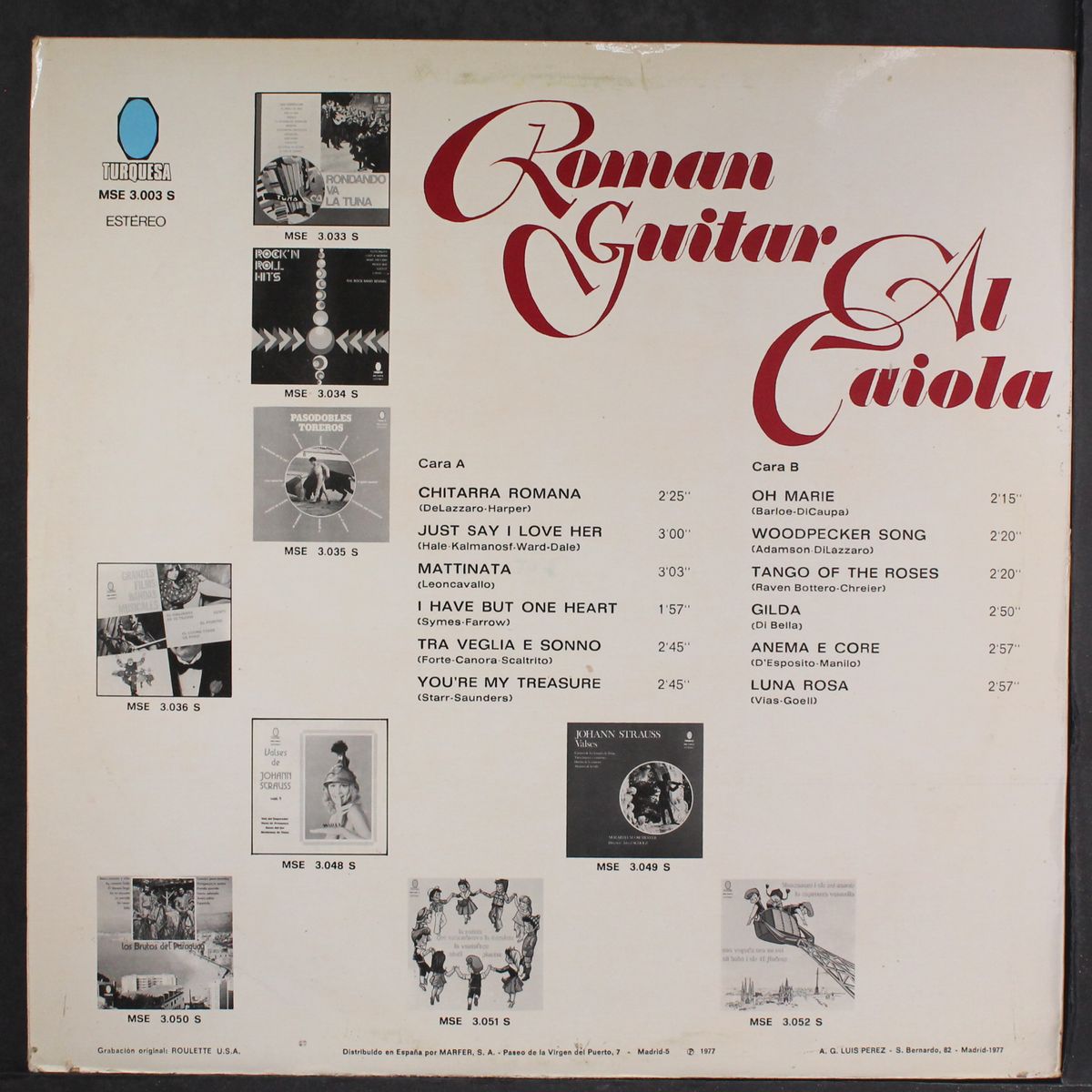 roman guitar by AL CAIOLA