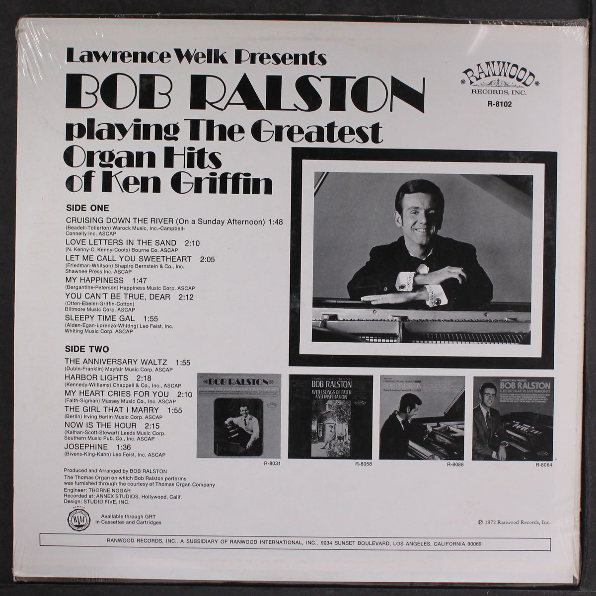 greatest organ hits by BOB RALSTON