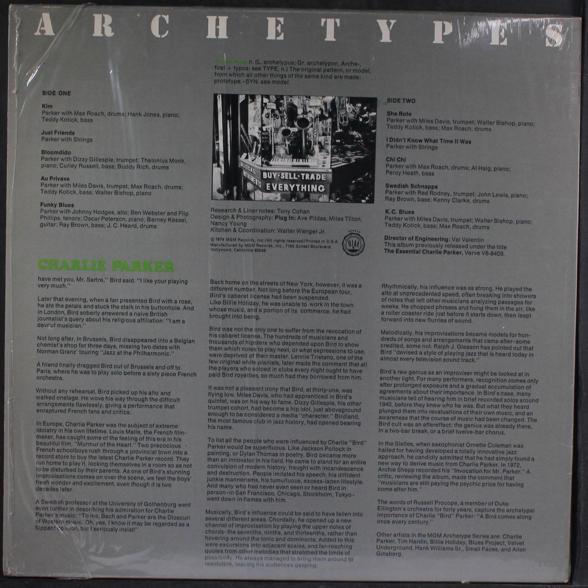 archetypes by CHARLIE PARKER
