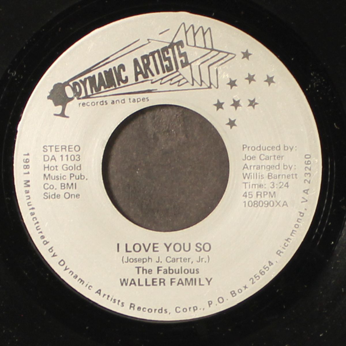 i love you so / what good is love by WALLER FAMILY