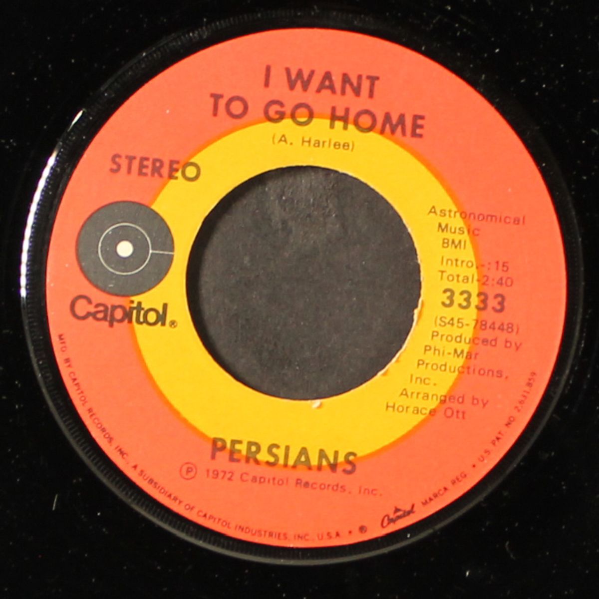 baby come back home / i want to go home by PERSIANS