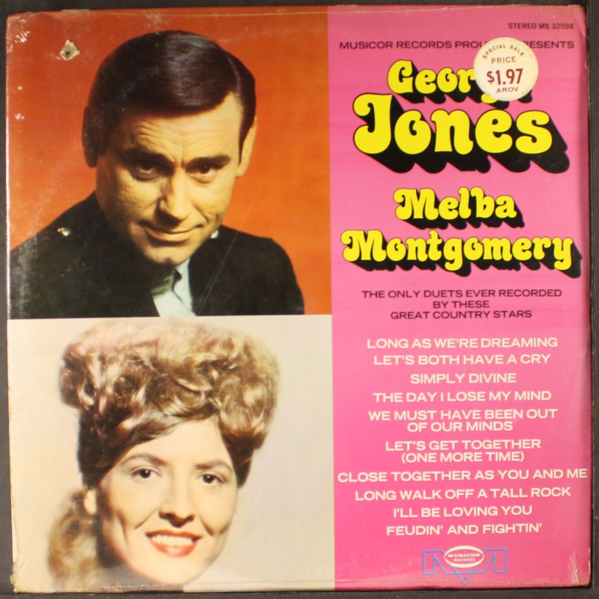 musicor proudly presents by GEORGE JONES & MELBA MONTGOMERY
