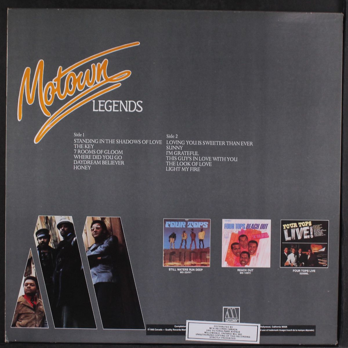 motown legends by FOUR TOPS