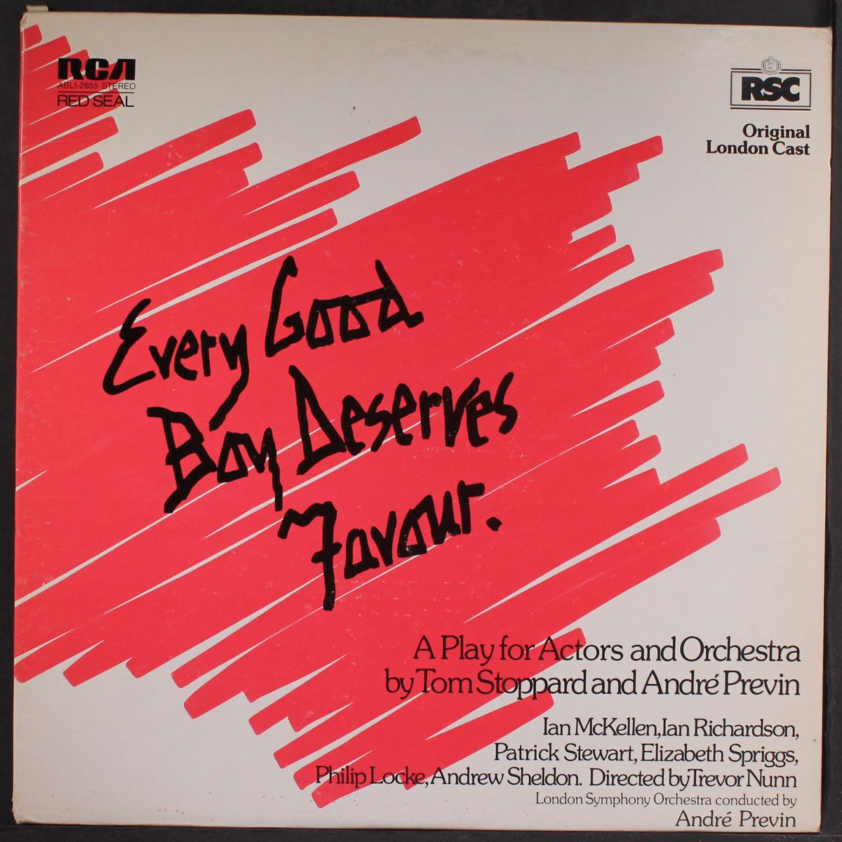 every good boy deserves favour by ORIGINAL LONDON CAST