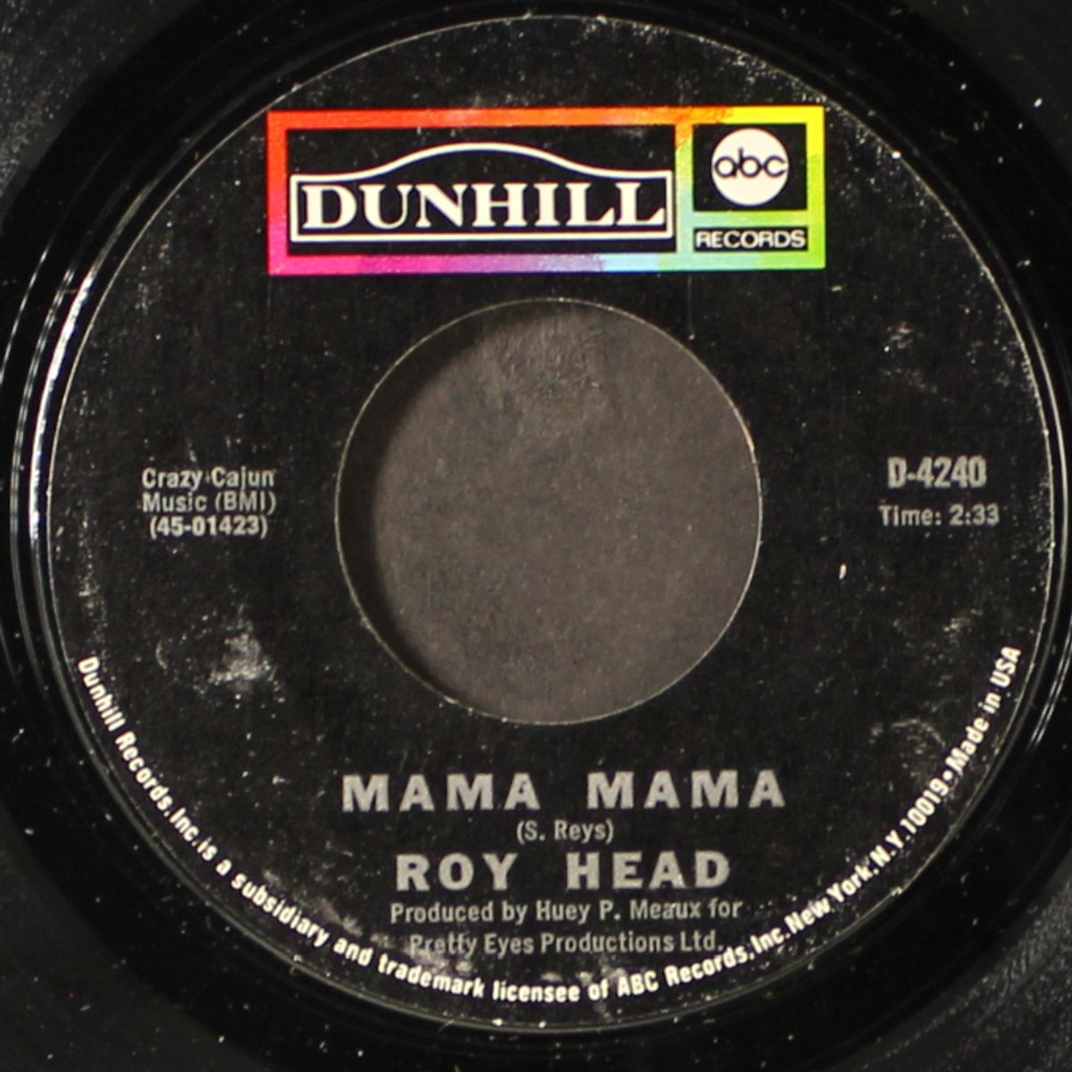 mama mama / i'm not a fool anymore by ROY HEAD