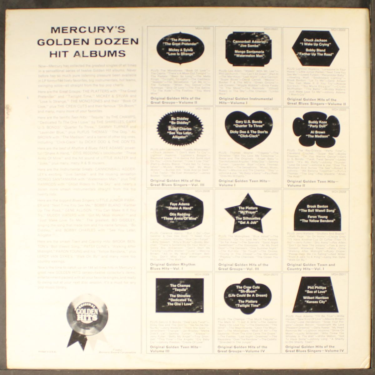 original golden hits of the great groups, vol. 2 by VARIOUS