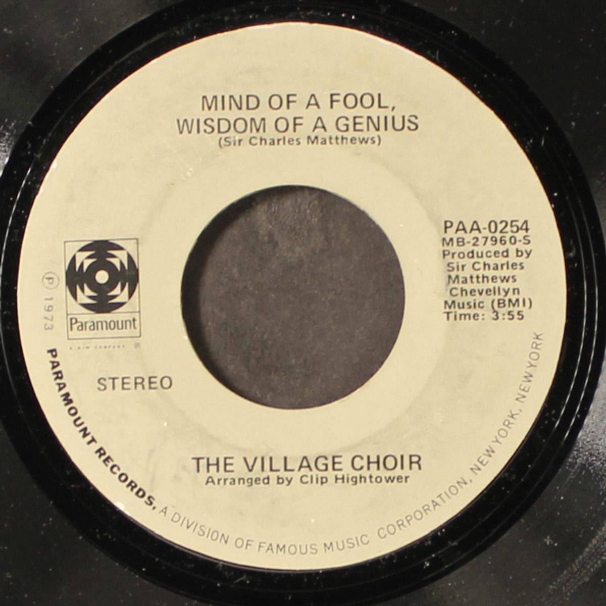 mind of a fool, wisdom of a genius / sensitivity by VILLAGE CHOIR