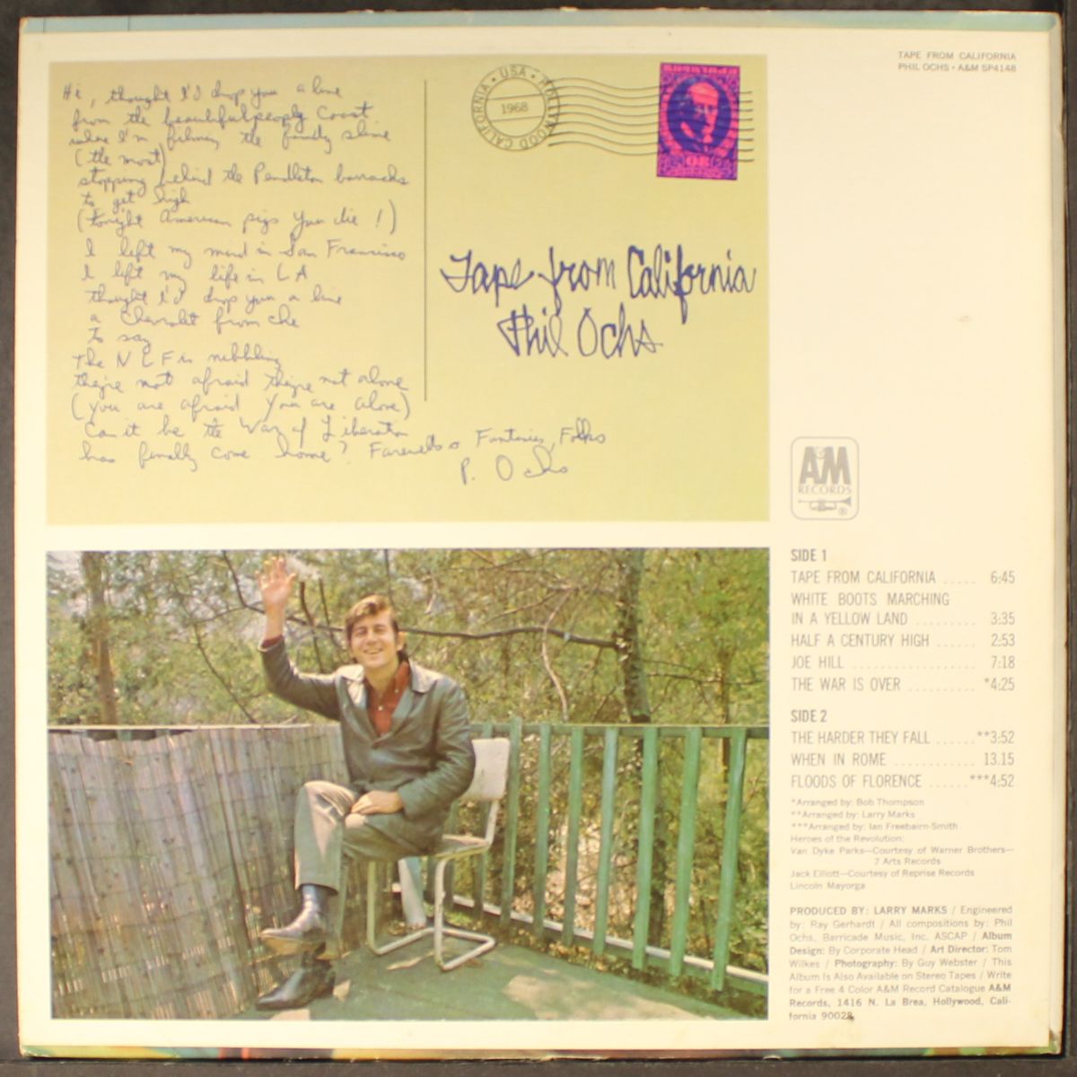 tape from california by PHIL OCHS