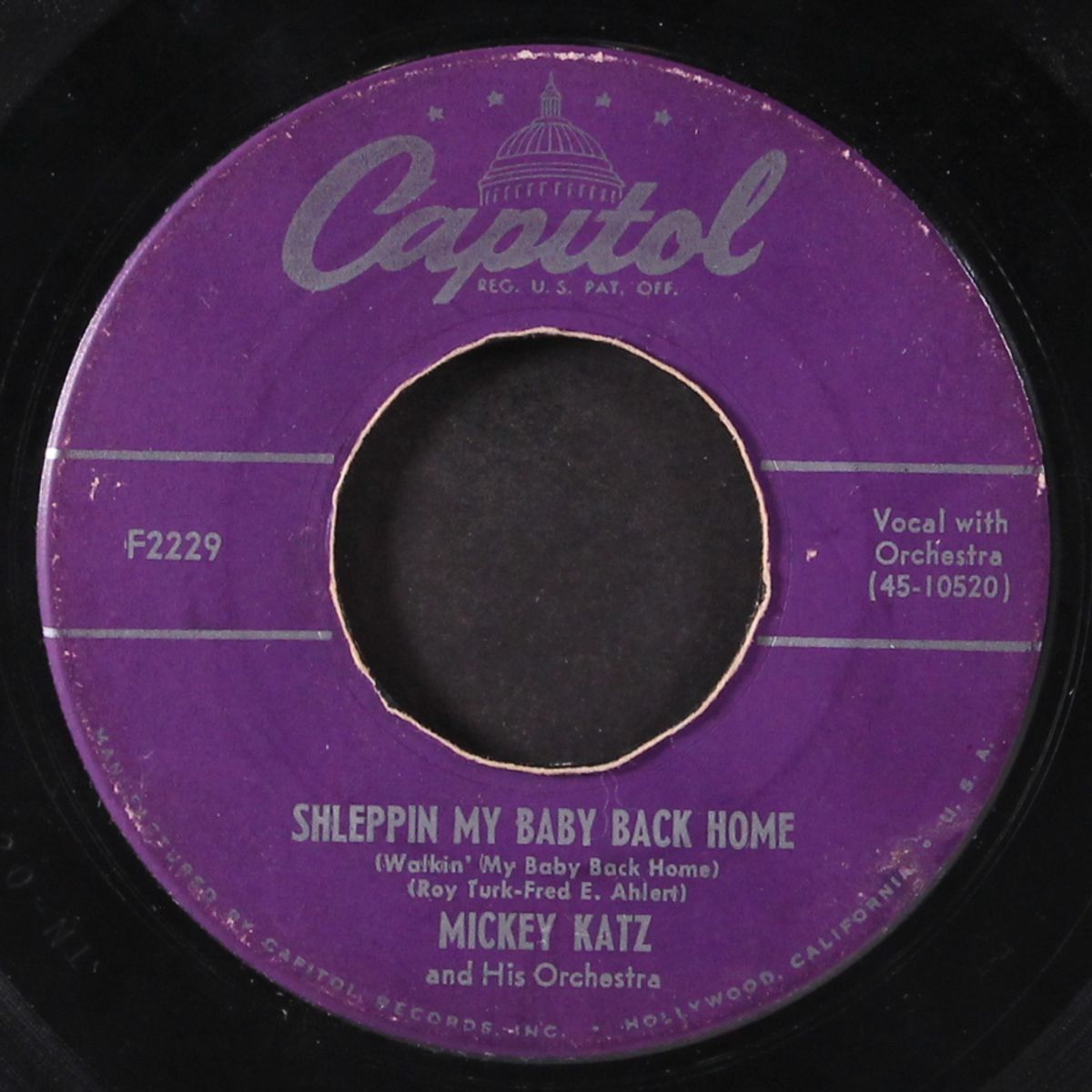 shleppin my baby back home by MICKEY KATZ
