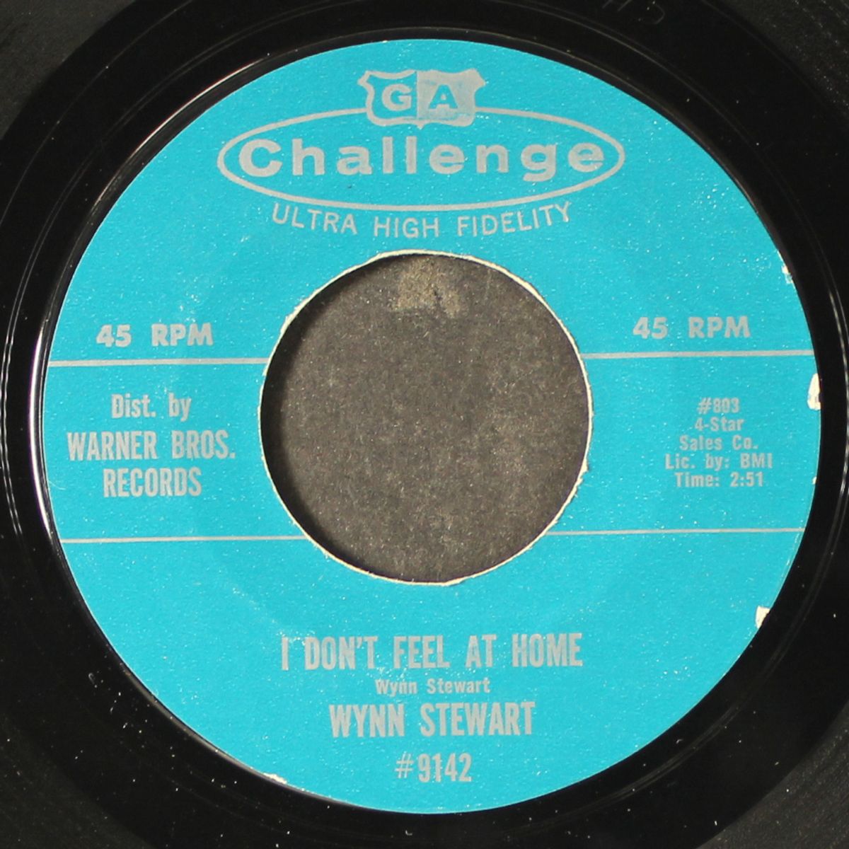 i don't feel at home / i done done it by WYNN STEWART