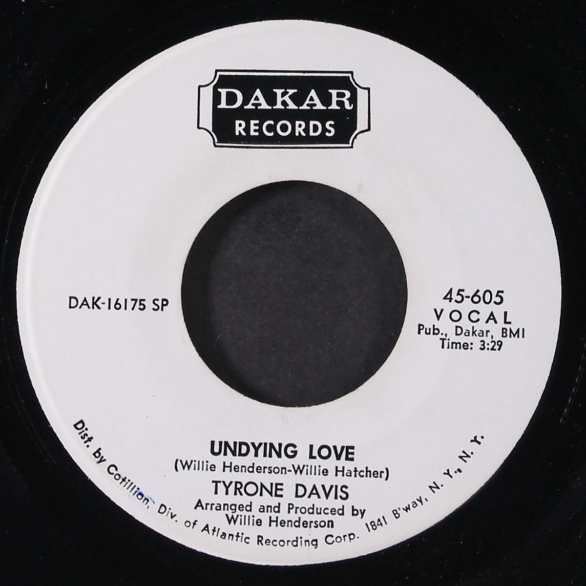 is it something you've got / undying love by TYRONE DAVIS