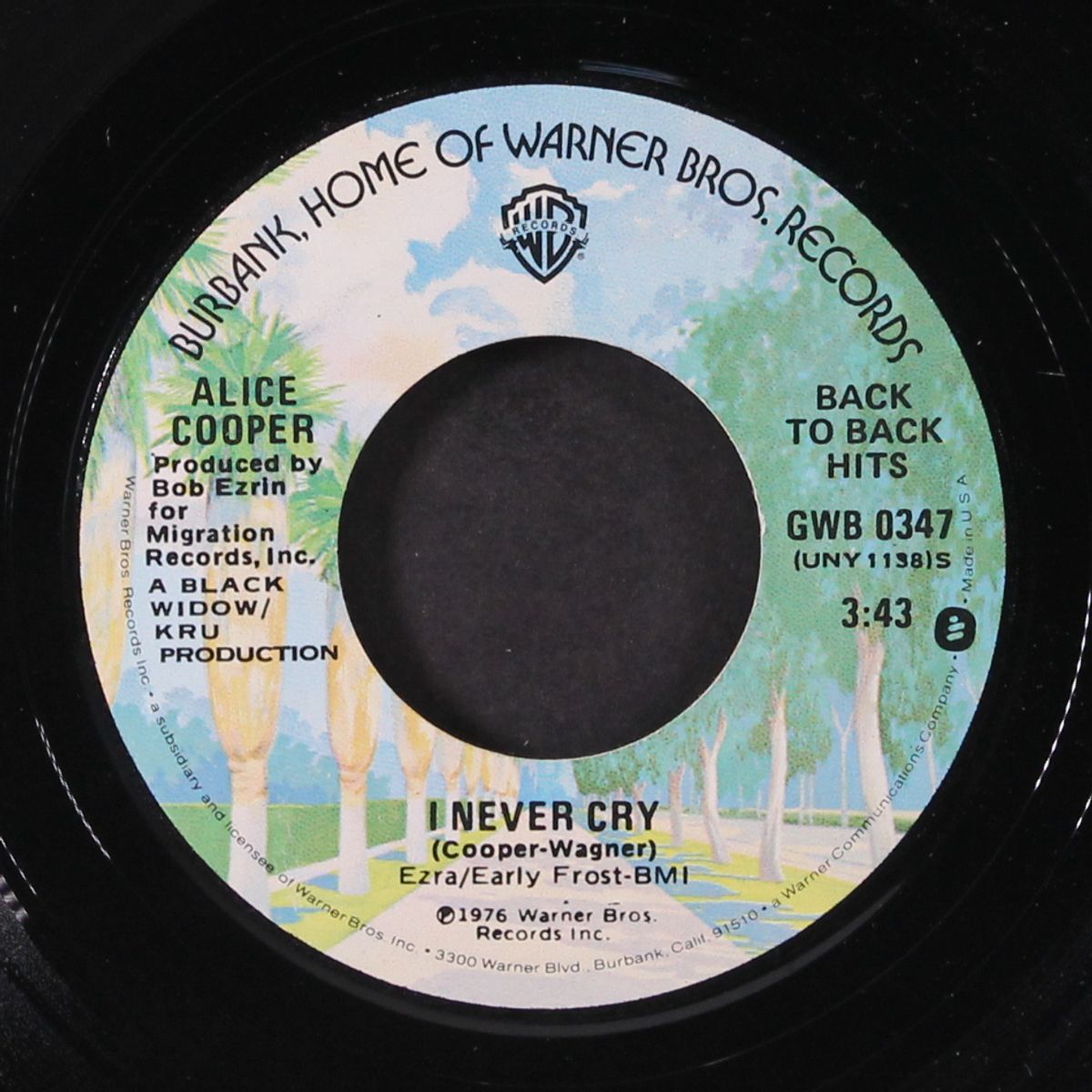 i never cry / you and me by ALICE COOPER