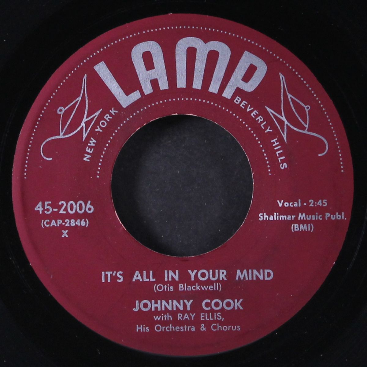 it's all in your mind / my dear, my darling by JOHNNY COOK