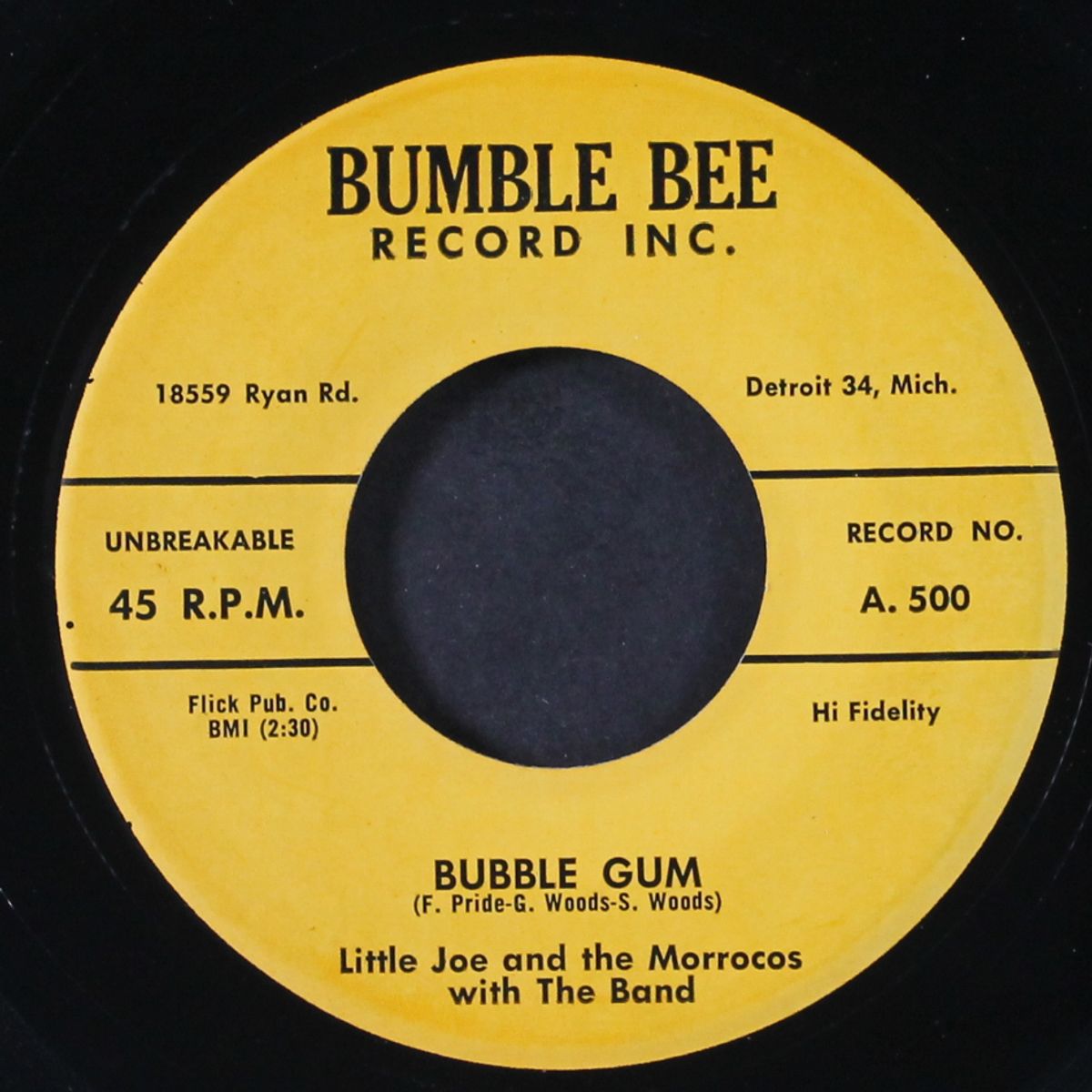 bubble gum / trouble in the candy shop by LITTLE JOE & MORROCOS