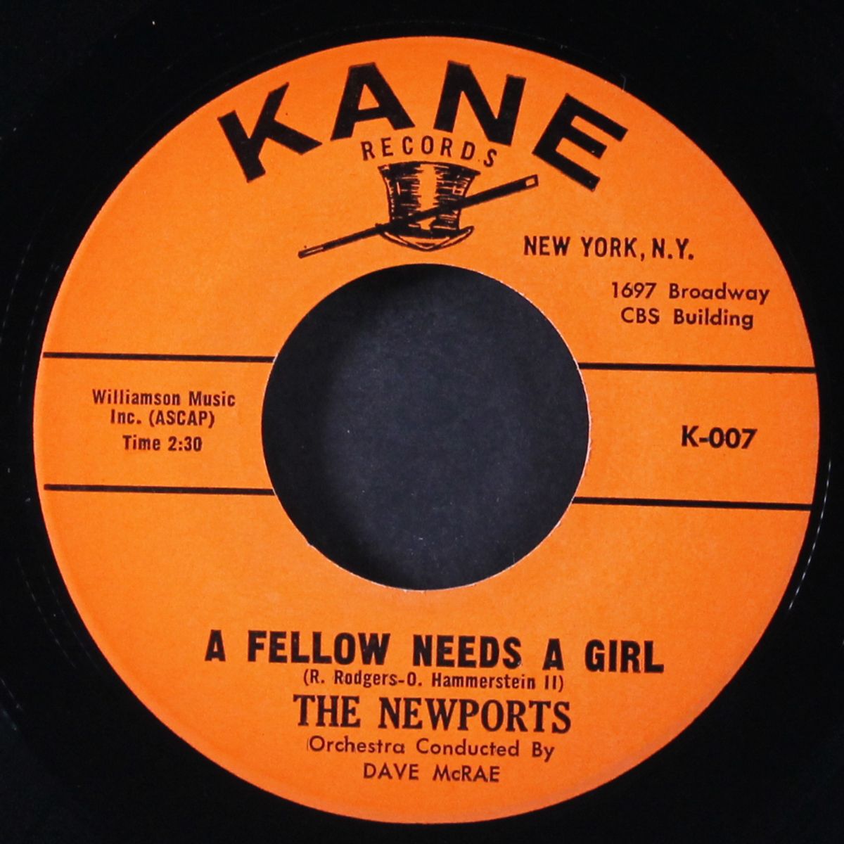 if i could tonight / a fellow needs a girl by NEWPORTS