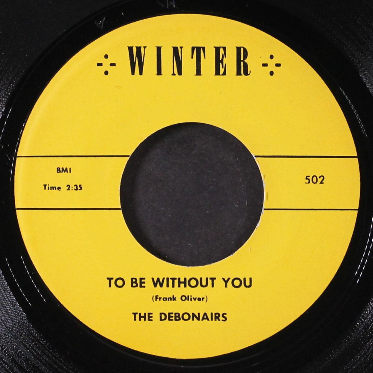 crazy kind of love / to be without you by DEBONAIRS