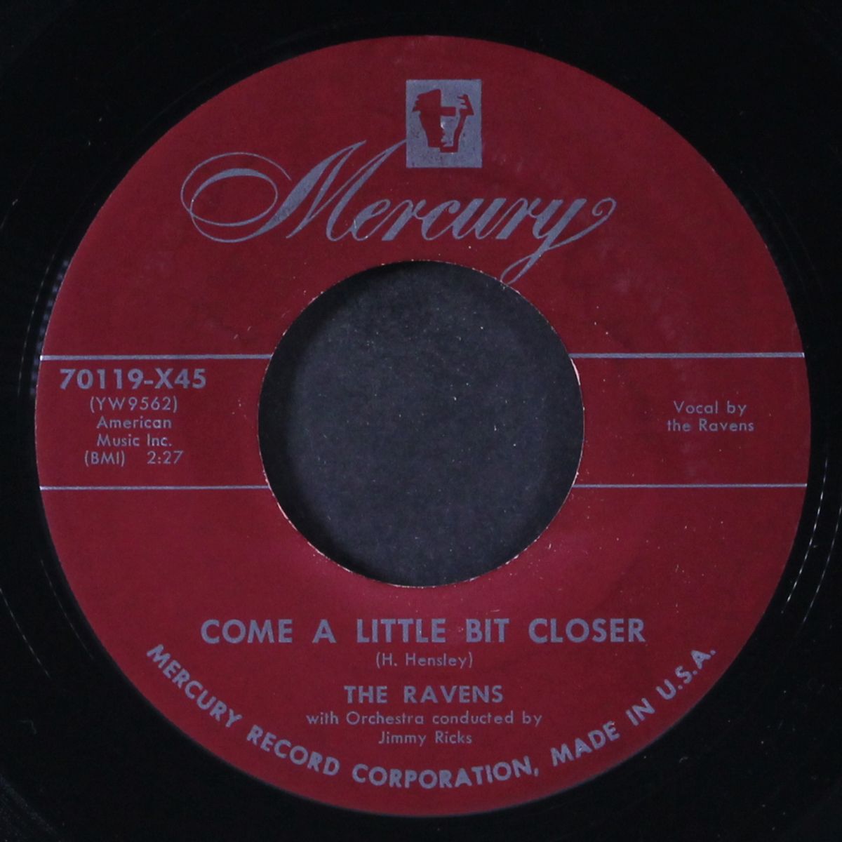 come a little bit closer / she's got to go by RAVENS