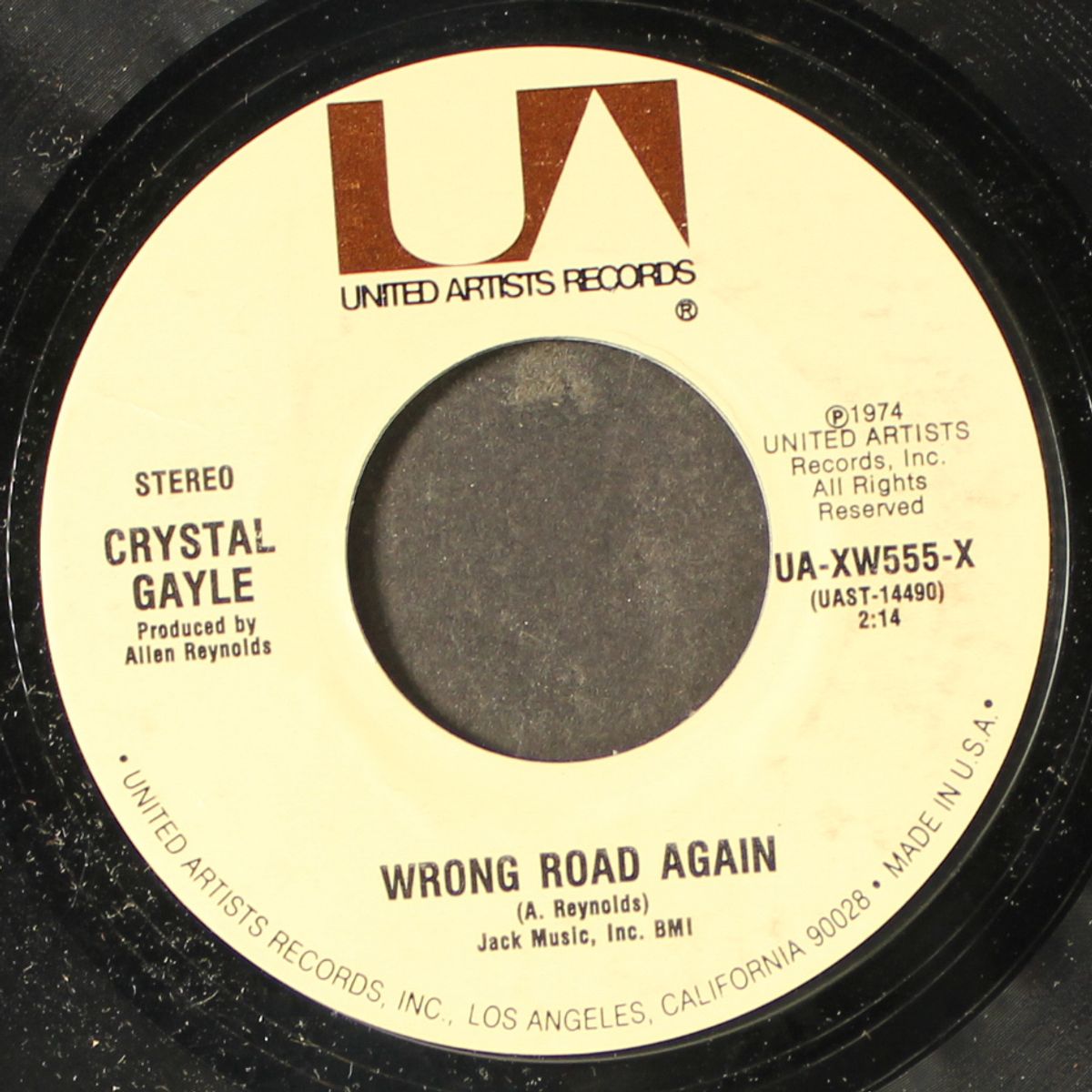 wrong road again / they come out at night by CRYSTAL GAYLE