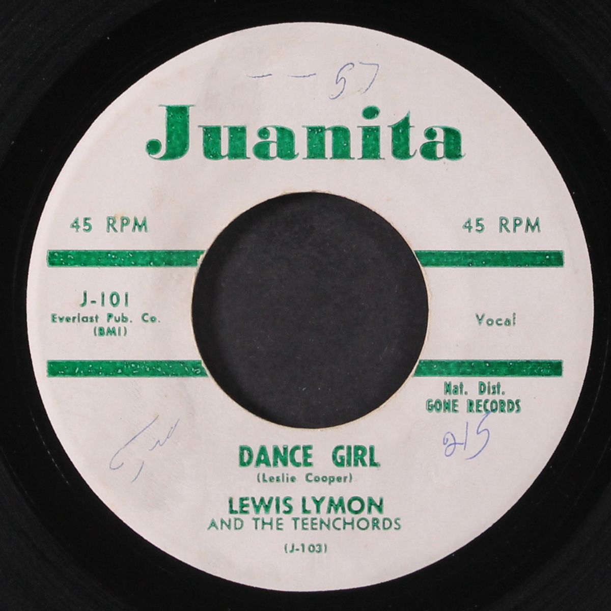 dance girl / them there eyes by LEWIS LYMON & TEENCHORDS