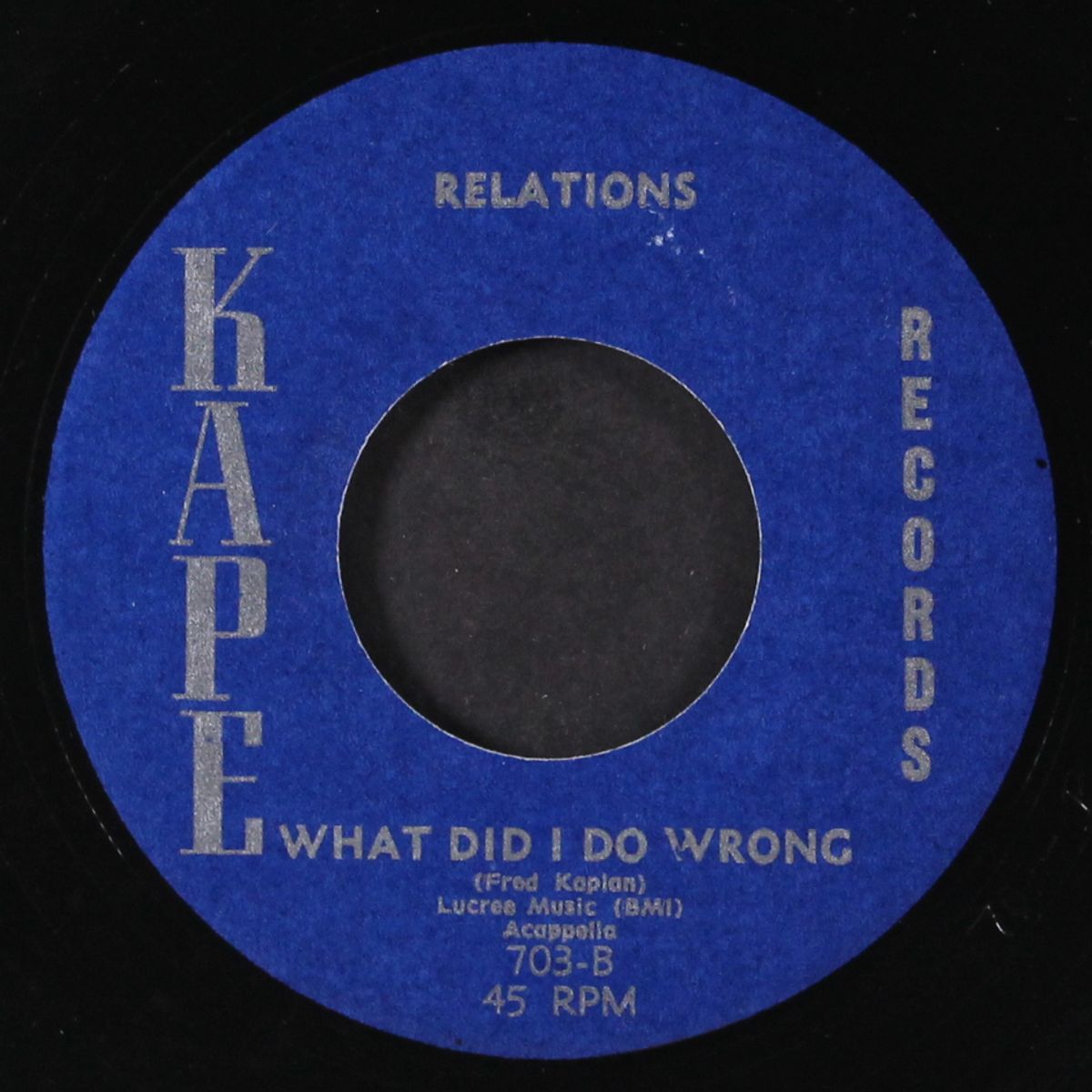 too proud to let you know / what did i do wrong by RELATIONS