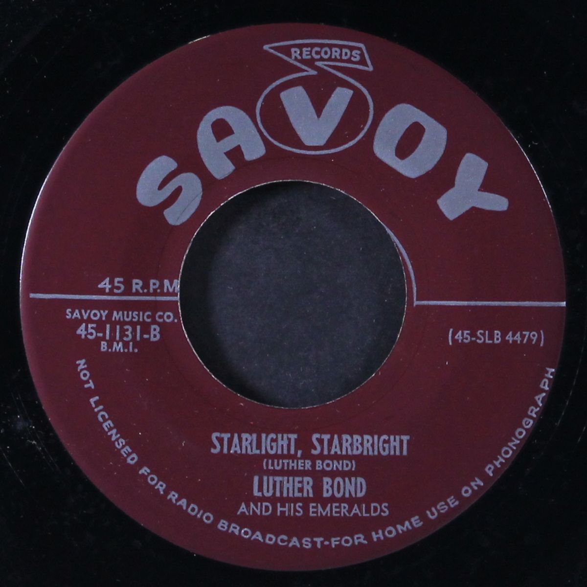 you were my love / starlight, starbright by LUTHER BOND & EMERALDS