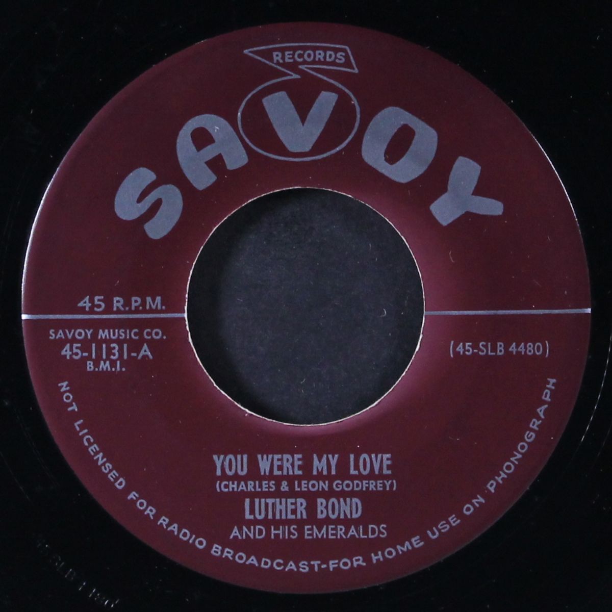 you were my love / starlight, starbright by LUTHER BOND & EMERALDS