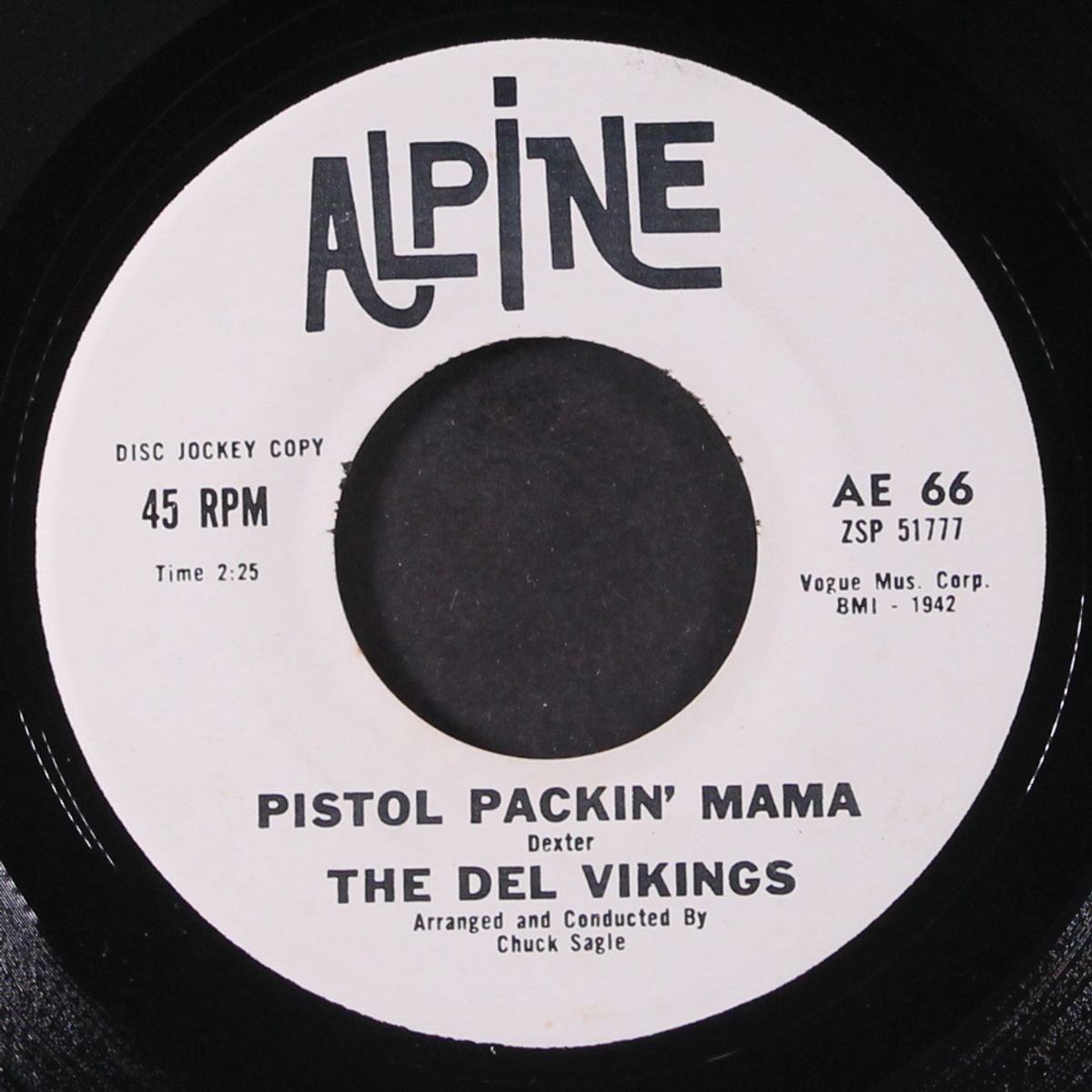 the sun / pistol packin' mama by DEL VIKINGS