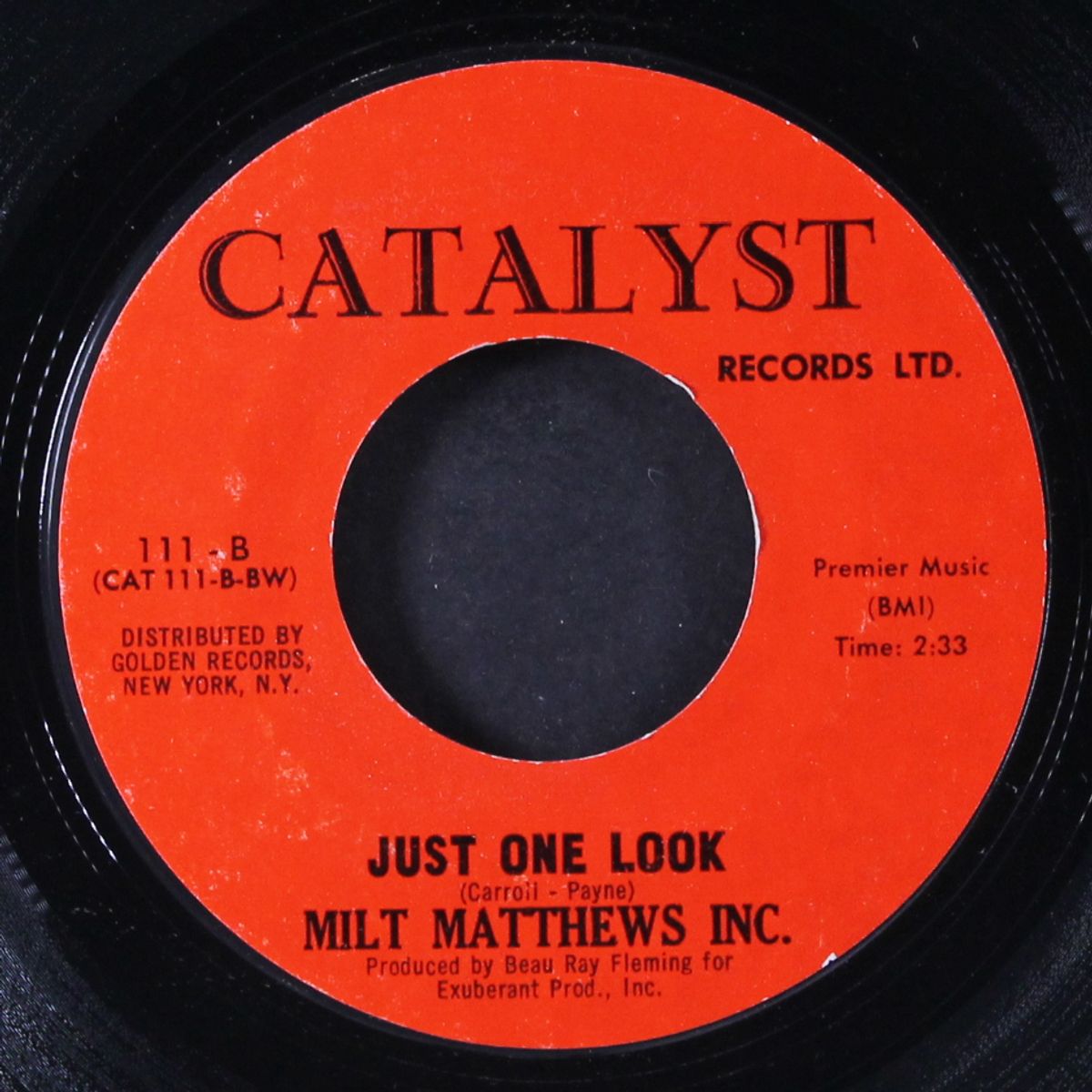 that's what i feel for you / just one look by MILT MATTHEWS INC.