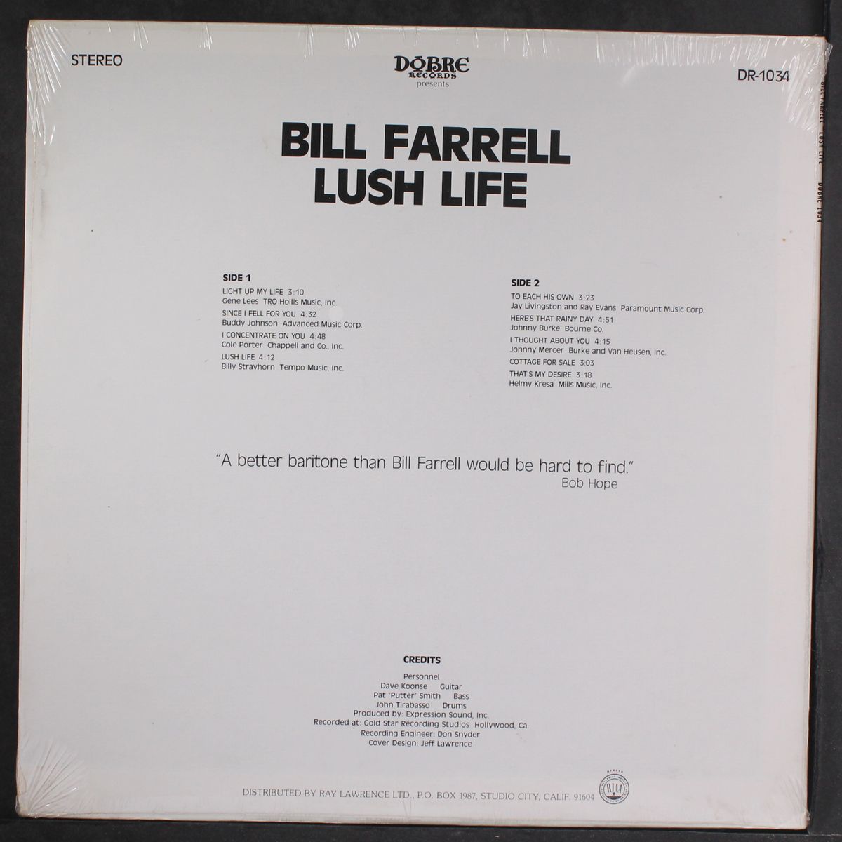 lush life by BILL FARRELL