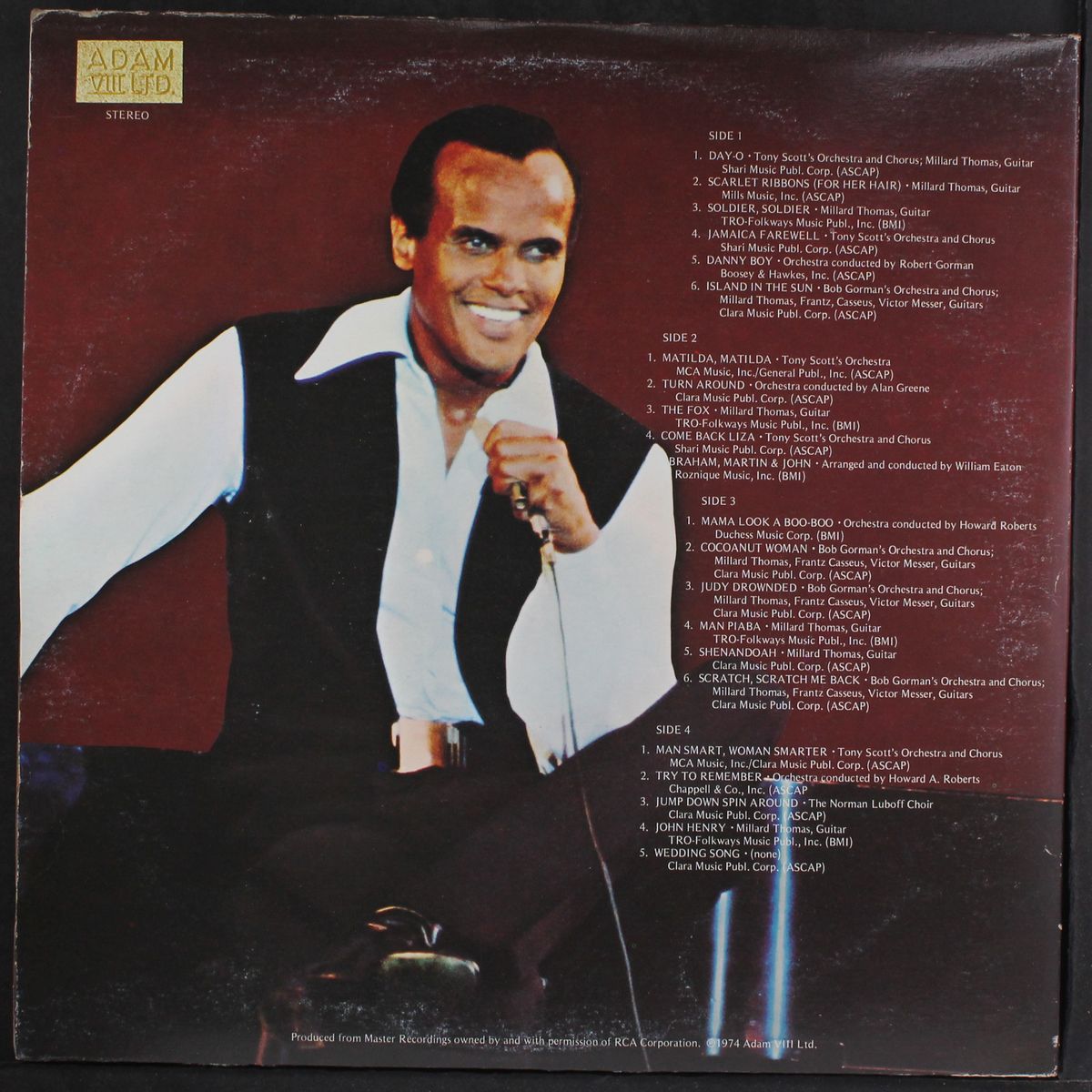 harry belafonte by HARRY BELAFONTE