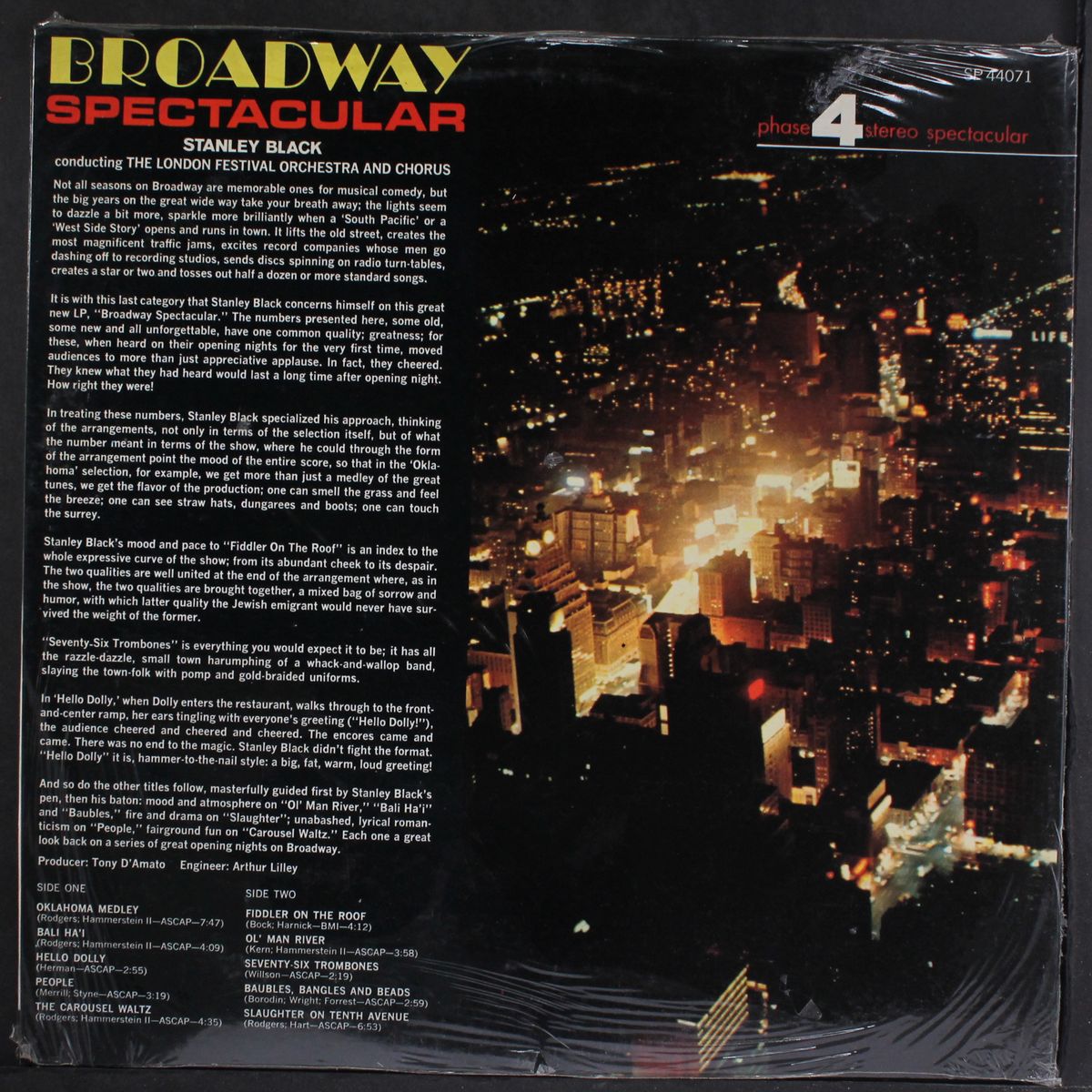 broadway spectacular by STANLEY BLACK