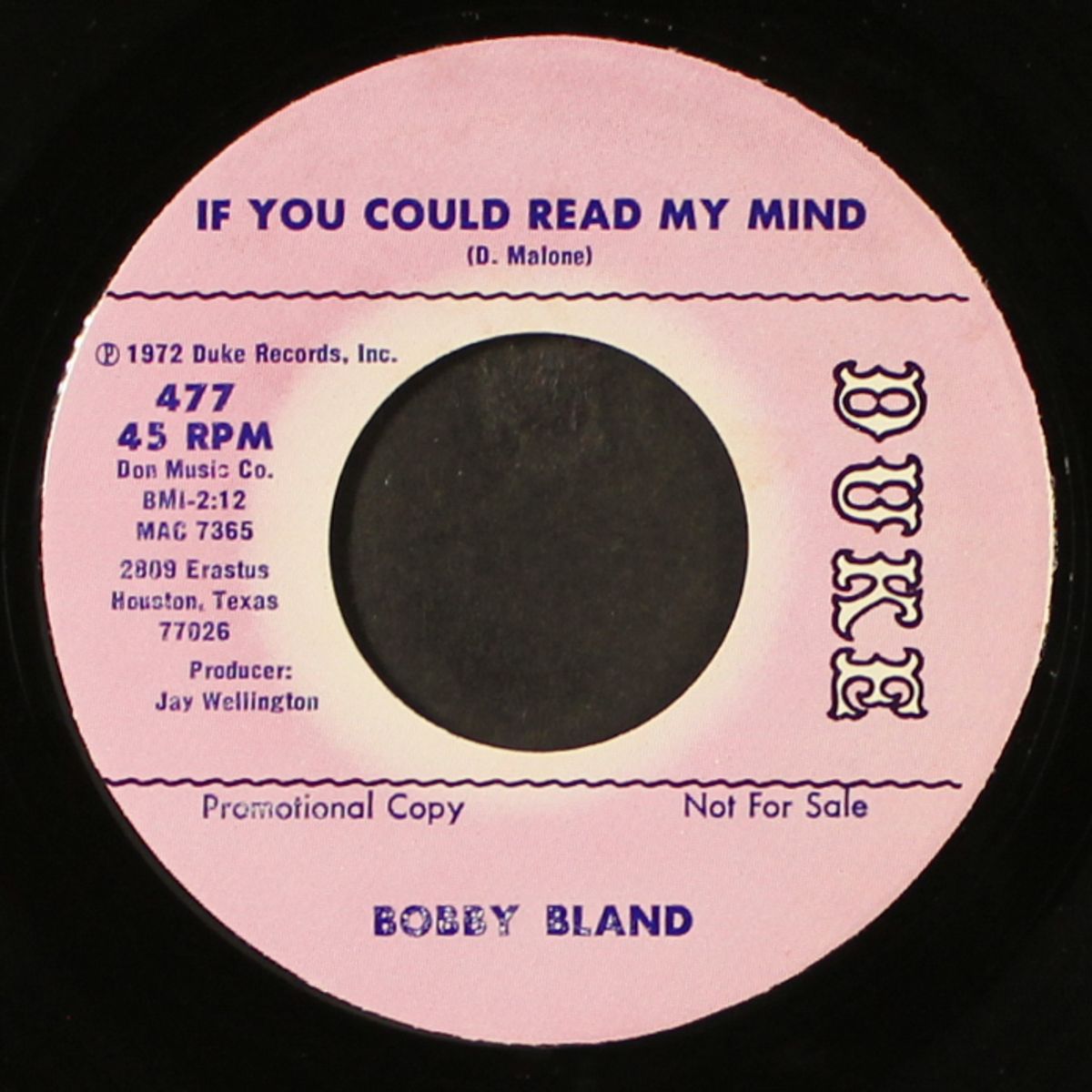 i'm so tired / you could read my mind by BOBBY BLAND