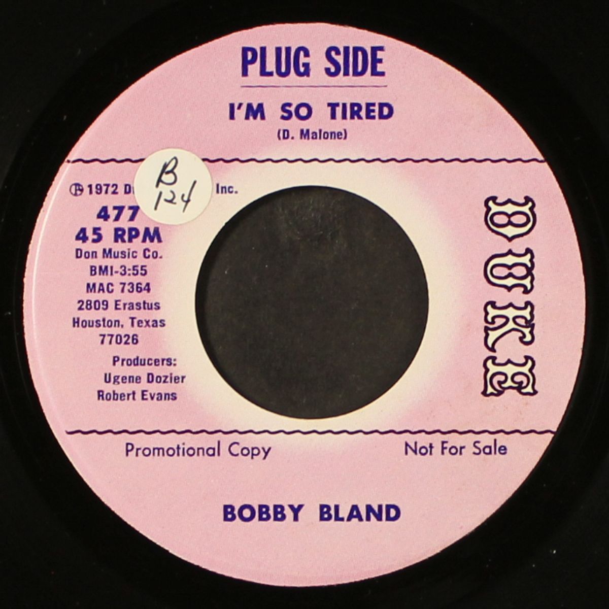 i'm so tired / you could read my mind by BOBBY BLAND