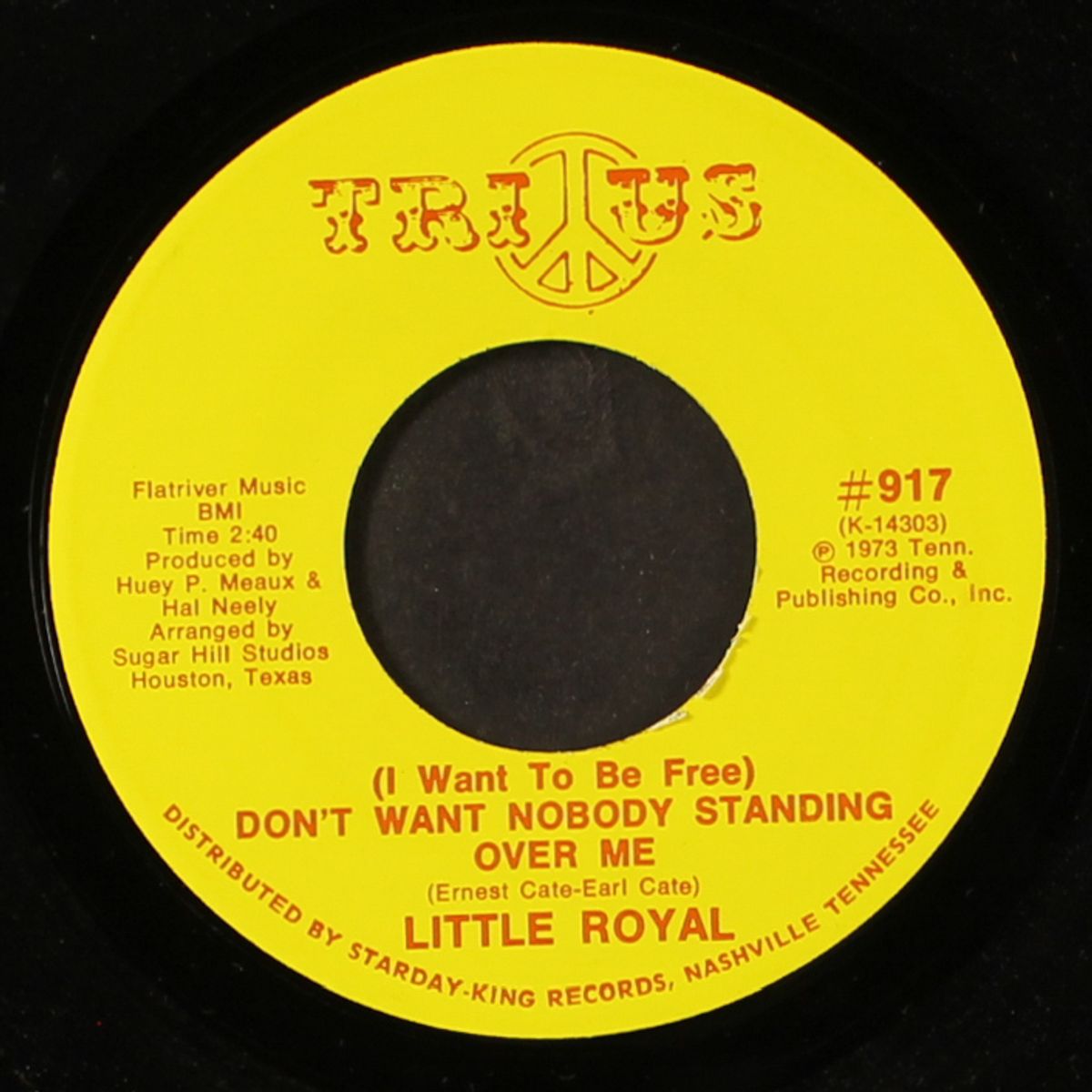 keep on pushing your luck / don't want nobody standing over me by LITTLE ROYAL