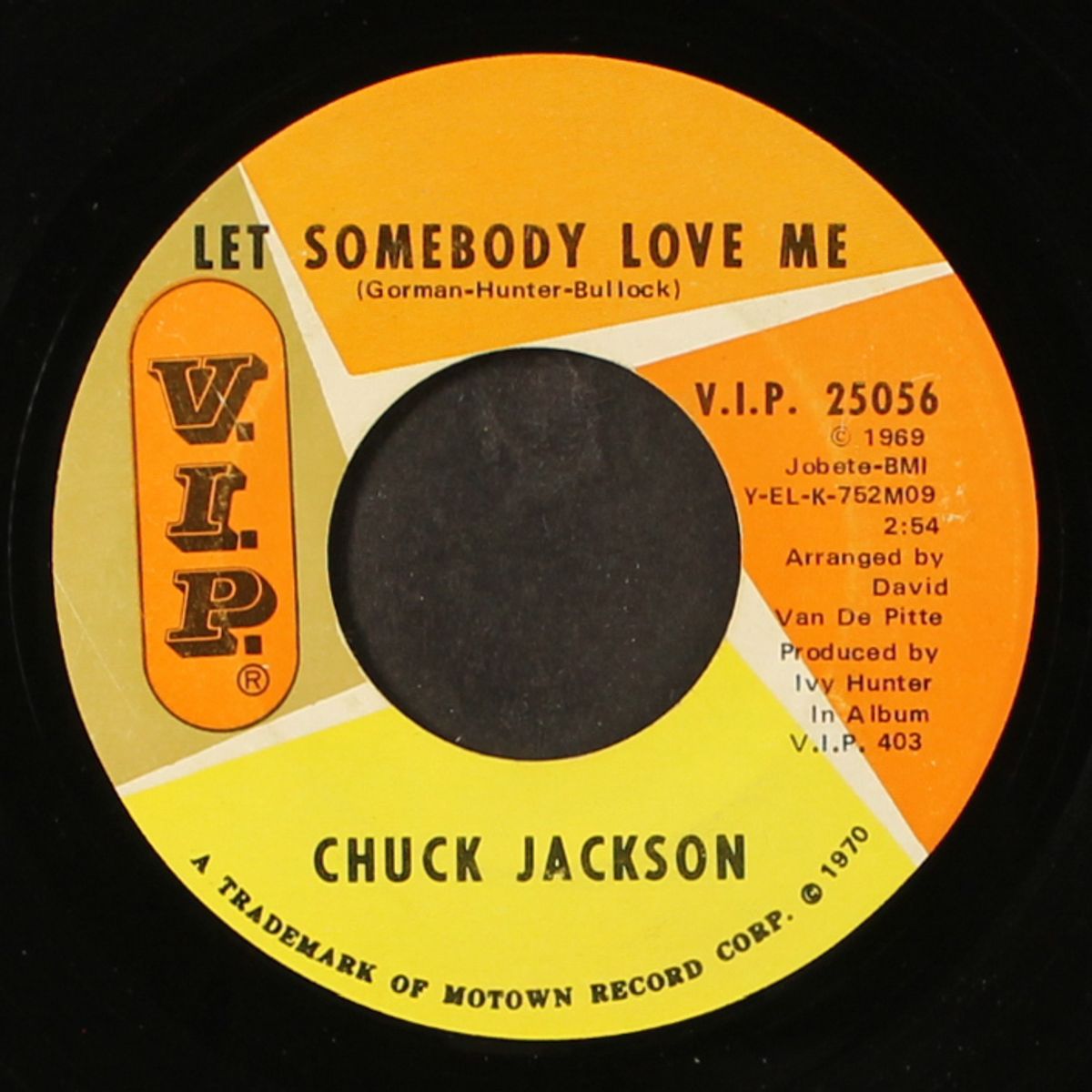 let somebody love you by CHUCK JACKSON