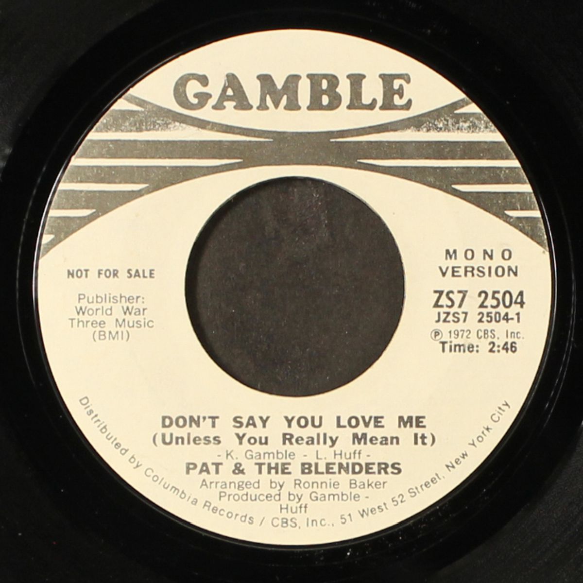 don't say you love me / mono by PAT & BLENDERS