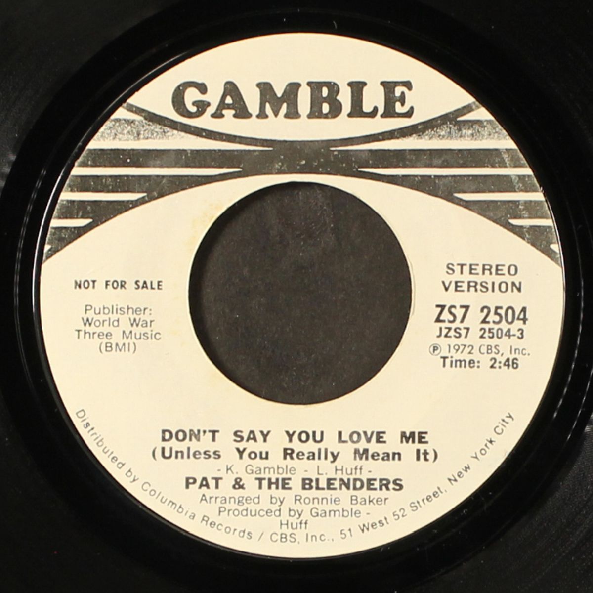 don't say you love me / mono by PAT & BLENDERS
