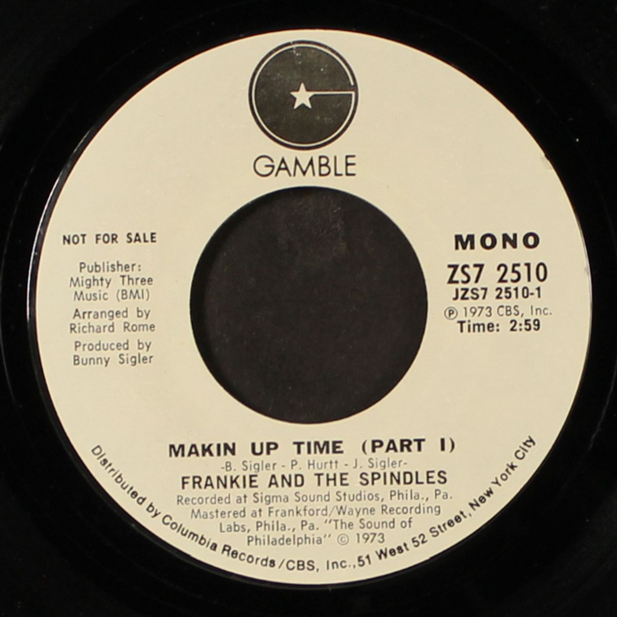 makin' up time (part 1) / mono by FRANKIE & SPINDLES