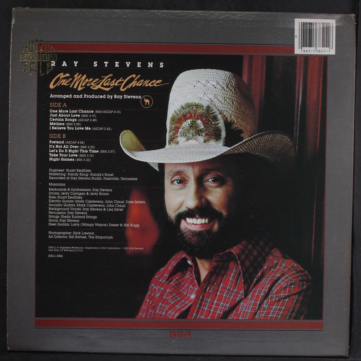 one more last chance by RAY STEVENS
