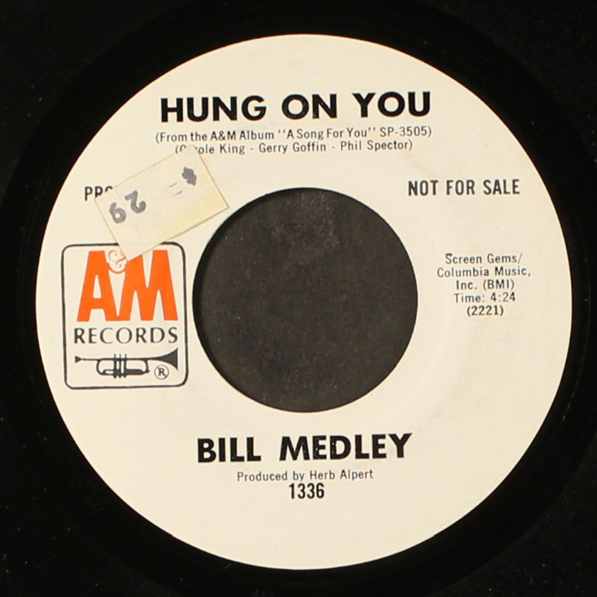 help me make it through the night / hung on you by BILL MEDLEY