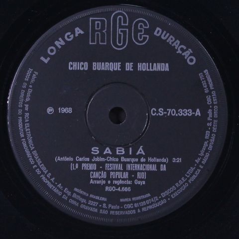 CHICO BUARQUE DE HOLLANDA