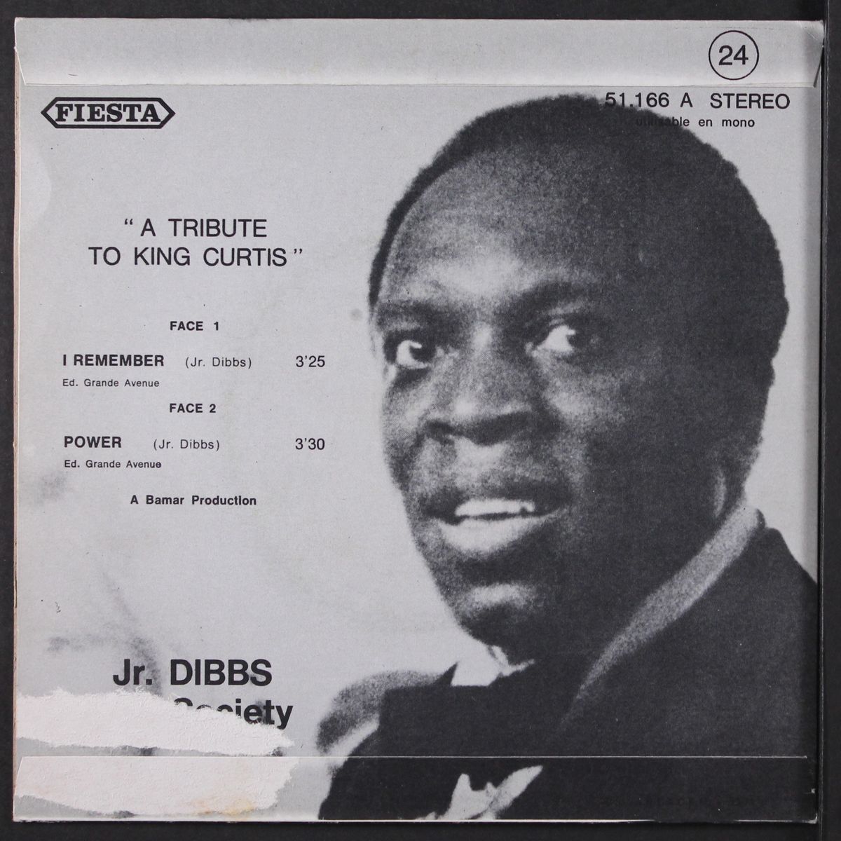 a tribute to king curtis by JR. DIBBS AND SOCIETY